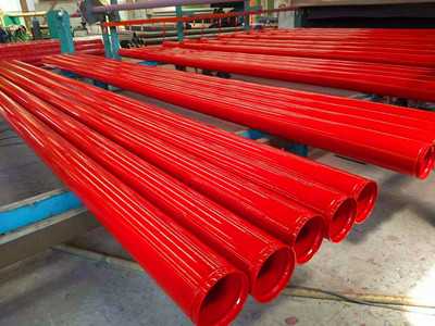 涂塑鋼管紅色涂層