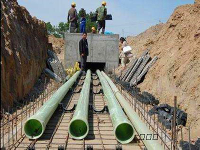 熱浸塑鋼管施工圖片 熱浸塑鋼管施工圖片